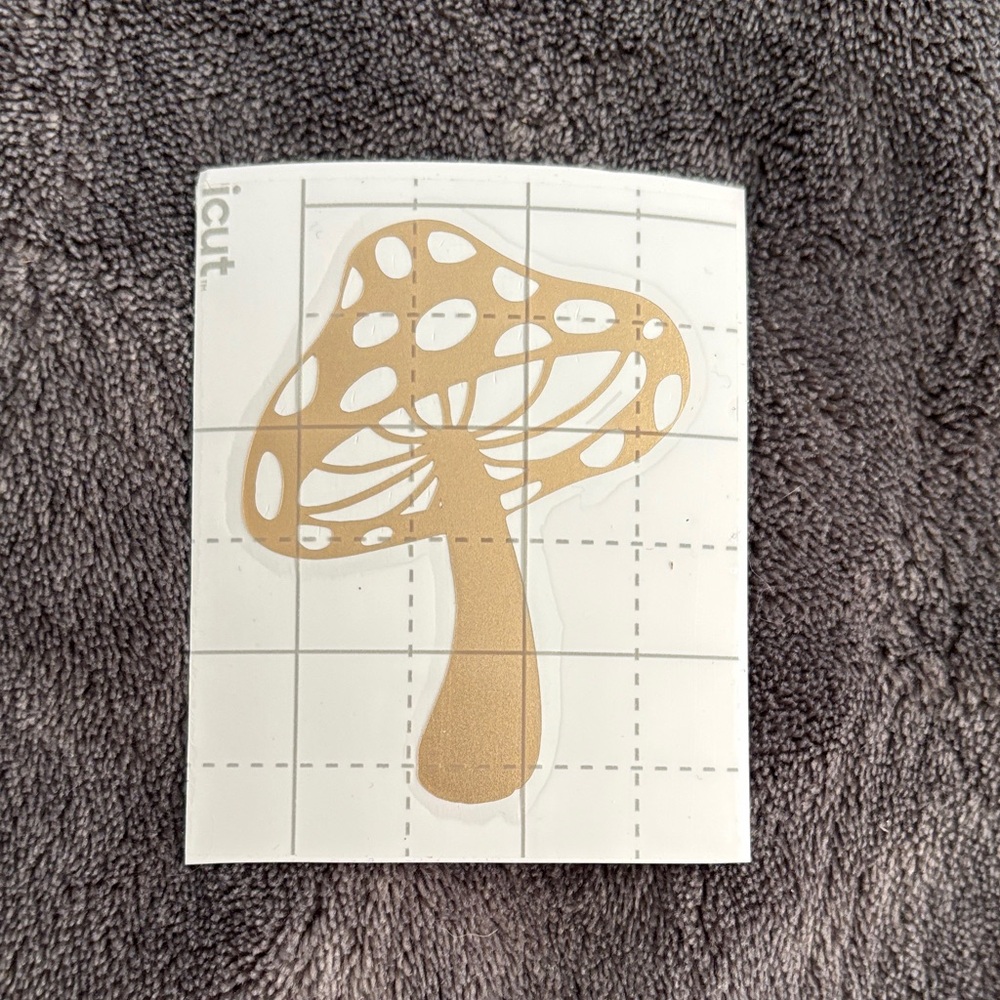 Mushroom Vinyl Sticker